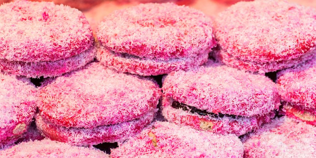 Galletas Rosas (India). 